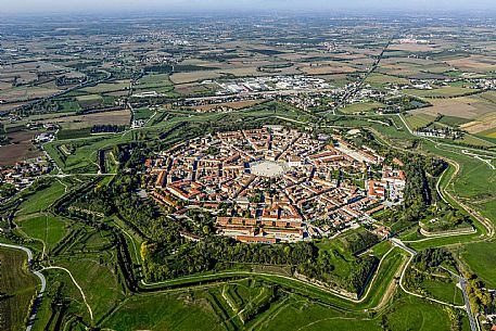 Aereal view of Palmanova